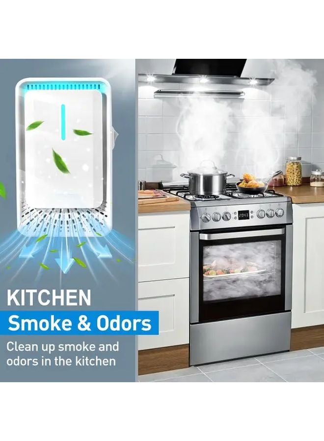 Smart Purifier 4PCS Mini Negative Ion Air Purifier Desktop Odor Eliminator Fresh Air - Image 5